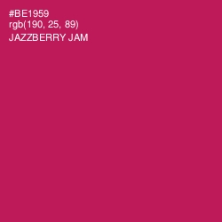 #BE1959 - Jazzberry Jam Color Image